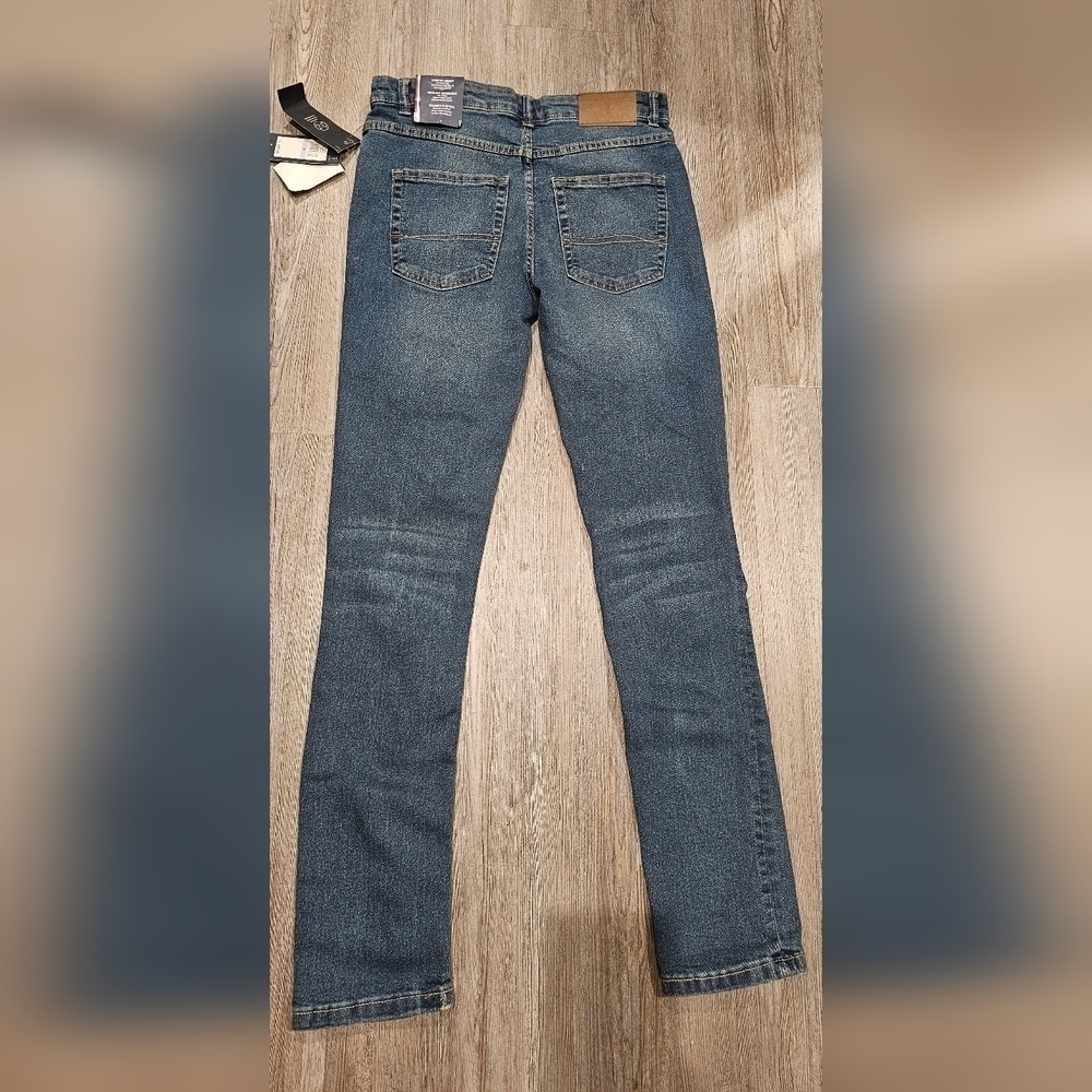 Tommy Hilfiger Boys Size 18 Blue Stretch Skinny Jeans - Picture 8 of 8